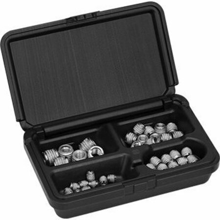 BSC PREFERRED Easy-to-Install Thread-Locking Insert 36 Piece Assortment 18-8 Stainless Steel 97120A033
